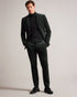 DURHAMT-Trousers-Go bold with DURHAMT. Crafted from Italian cotton, these corduroy trousers offer comfort and style in one. They have pockets for your essentials and kick tape on the hem for added durability. Corduroy trousers Slim fit Italian cotton Pockets Kick tape on hem Zip fastening with hook and bar Matching jacket: DURHAMJ- Ted Baker Romania